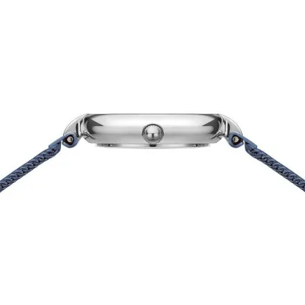 Bering Classic zegarek damski granatowy na bransolecie mesh 17724-307