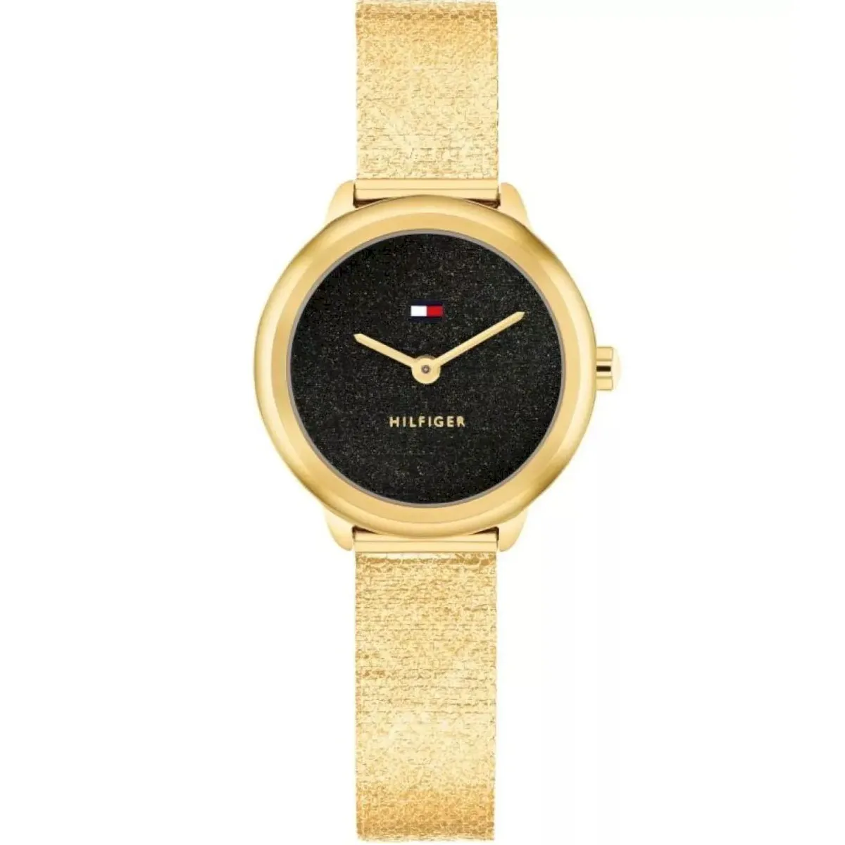 Tommy Hilfiger DEMI zegarek damski złoty z czarną tarczą 1782813 - 680 ...