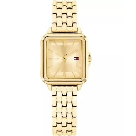 Tommy Hilfiger MIA zegarek damski złoty kwadratowa tarcza 1782832 
