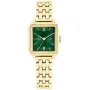 Tommy Hilfiger MIA zegarek damski złoty kwadrat zielona tarcza 1782858 
