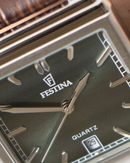Festina On the Square zegarek męski na pasku prostokątny 20681/7