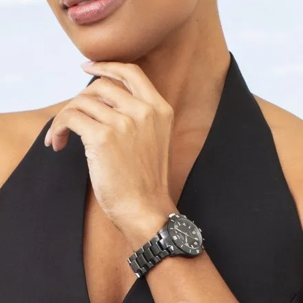 Festina Ceramic zegarek damski na czarnej bransolecie 20723/1