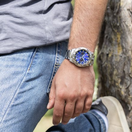 Festina The Originals Zegarek Męski na bransolecie z niebieską tarczą 20743/3