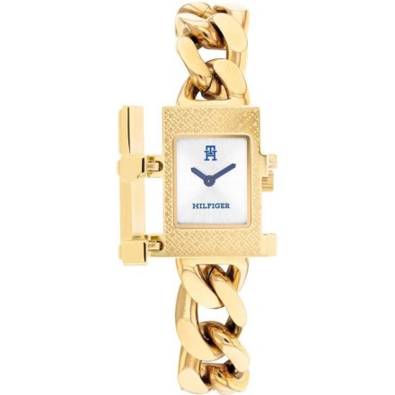 Tommy Hilfiger TH85 zegarek damski złoty prostokątna tarcza 1782823  