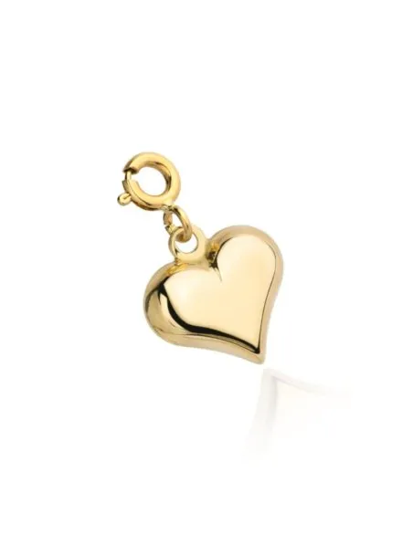 Zawieszka charms małe serce • Złoto 585 0.79 g