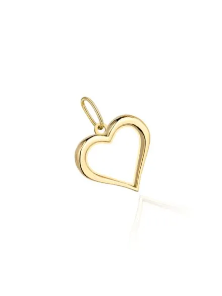  Zawieszka złota kontur serca • Złoto 585 0.42 g