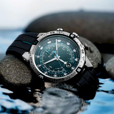 Timex Expedition North Tide-Temp-Compass TW2W24200 czarny turkusowa tarcza
