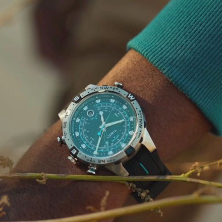 Timex Expedition North Tide-Temp-Compass TW2W24200 czarny turkusowa tarcza