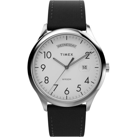 Timex Modern Easy Reader TW2W68300 zegarek męski z czarnym paskiem