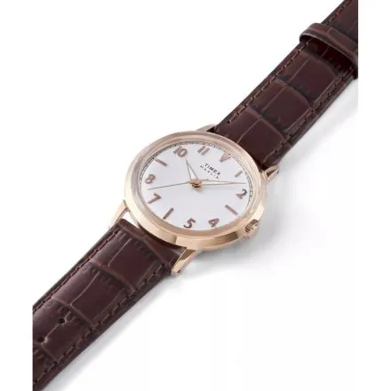 Timex Marlin TW2Y37700 retro damski zegarek brązowy