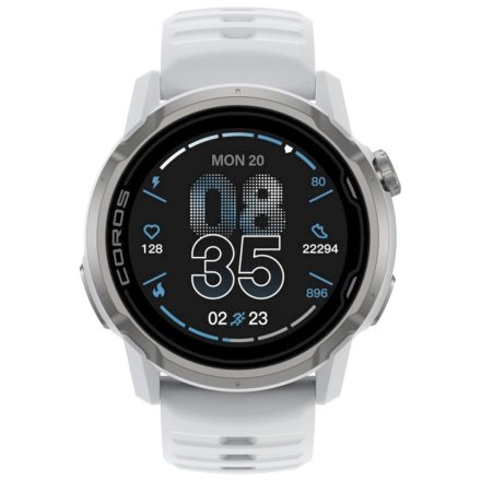 COROS APEX 4 46 mm biały zegarek outdoor GPS WAPX4-WHT-46