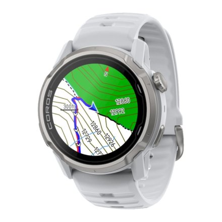 COROS APEX 4 42 mm biały zegarek outdoor GPS WAPX4-WHI-42
