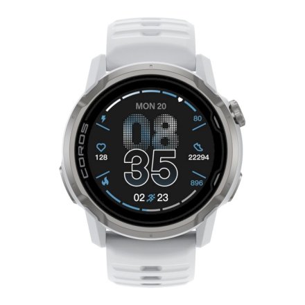 COROS APEX 4 42 mm biały zegarek outdoor GPS WAPX4-WHI-42