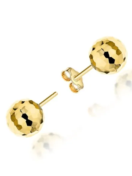 Kolczyki złote kulki party 8 mm pr. 585 • Złoto 585 0.80 g
