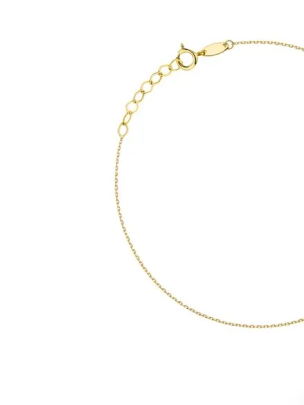 Bransoletka złota kontur serca • Złoto 585 0.70 g