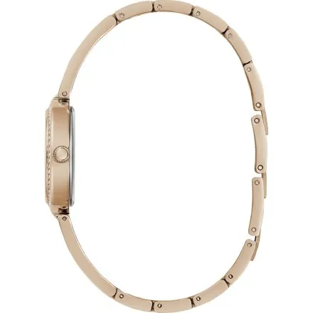 Guess Lovey zegarek damski różowozłoty z kryształkami GW0655L3