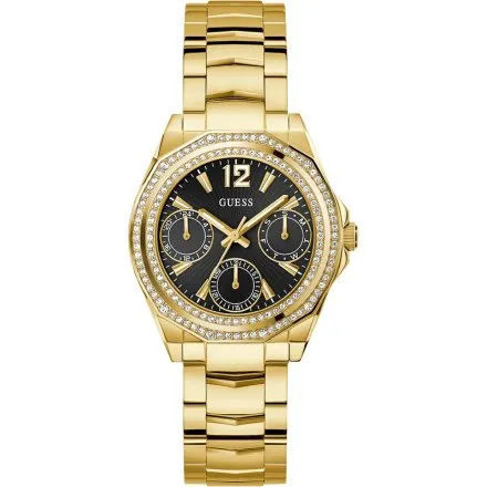 Guess Ritzy zegarek damski multifunkcyjny złoty na bransolecie GW0685L4