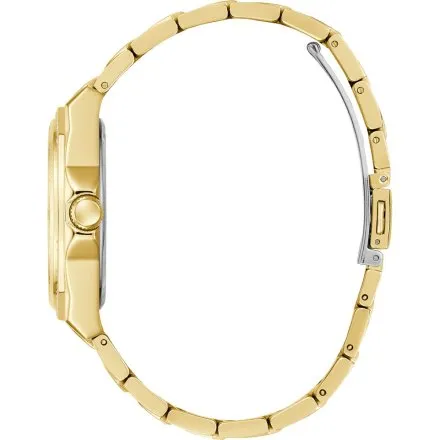 Guess Ritzy zegarek damski multifunkcyjny złoty z zieloną tarczą na bransolecie GW0685L5