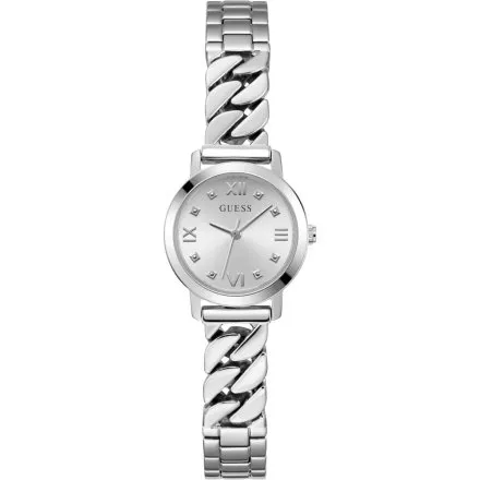 Guess Chime srebrny zegarek damski na bransolecie GW0867L1