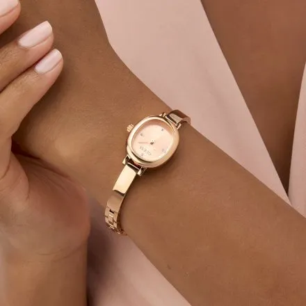 Guess Penelope zegarek damski różowozłoty na bransolecie GW0924L3