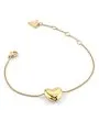 Guess Iconique złota bransoletka damska serce JUBB05542JW (S)