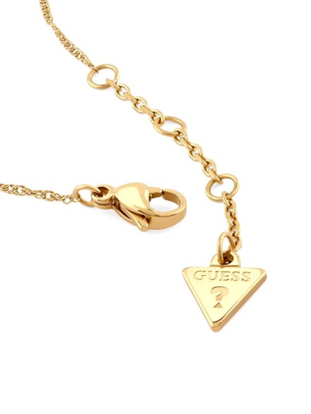 Guess Till Morning złota bransoletka damska serce JUBB05550JW (S)