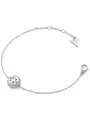 Guess Till Morning srebrna bransoletka damska kryształki JUBB05555JW (S)