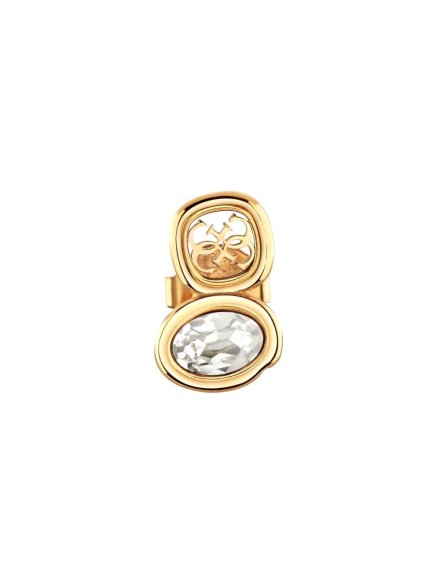 Guess Mamounia złote kolczyki kryształki z logo 4G JUBE05572JW