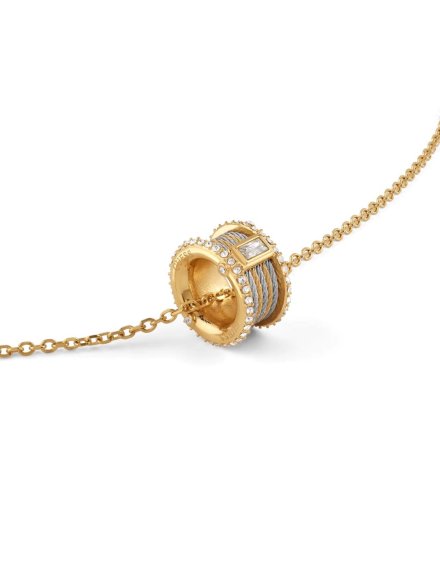 Guess Kalybe złoty naszyjnik z kryształami JUBN05389JW