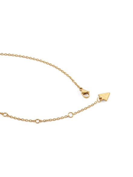 Guess Kalybe złoty naszyjnik z kryształami JUBN05389JW