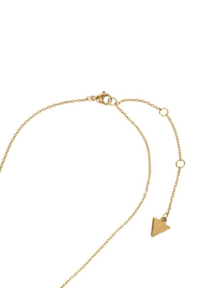 Guess Iconique złoty naszyjnik z kryształami JUBN05530JW