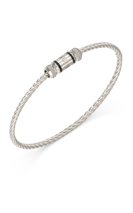 Guess EXAGON srebrna bransoletka męska JUMB05096JW