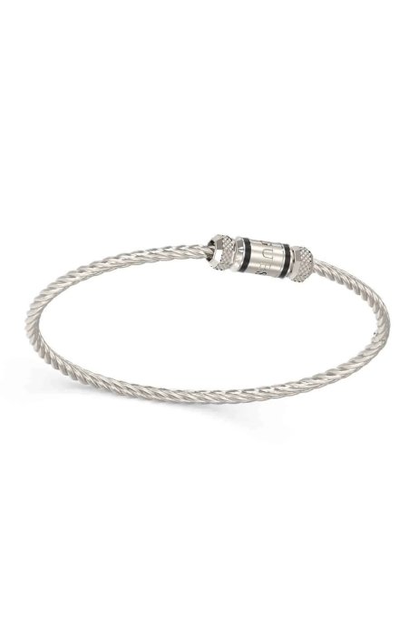 Guess EXAGON srebrna bransoletka męska JUMB05096JW