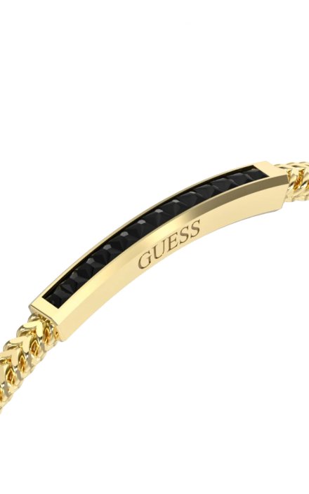 Guess NOIR złota bransoletka męska JUMB05099JW
