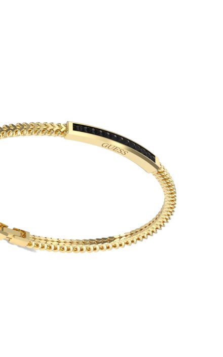 Guess NOIR złota bransoletka męska JUMB05099JW