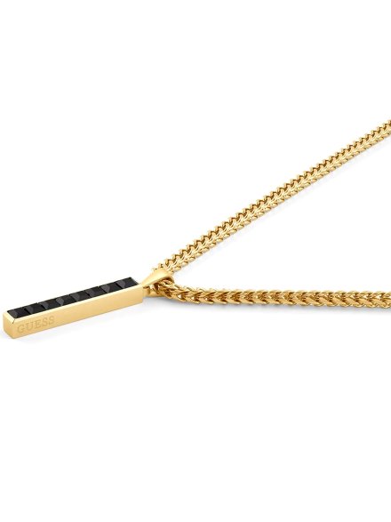 GUESS NOIR zloty naszyjnik łańcuszek męski JUMN05098JW