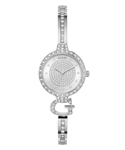 Guess Giselle zegarek damski srebrny na bransolecie GW0929L1