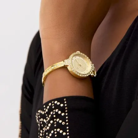 Guess Giselle zegarek damski złoty na bransolecie GW0929L2