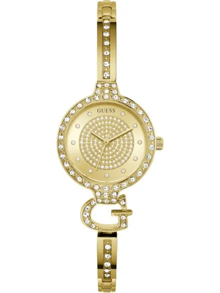 Guess Giselle zegarek damski złoty na bransolecie GW0929L2