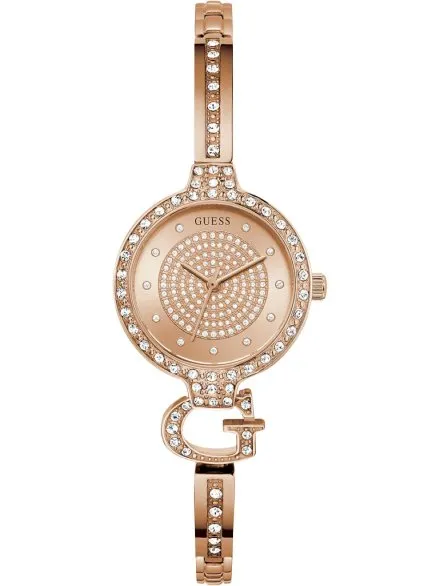 Guess Giselle zegarek damski różowozłoty na bransolecie GW0929L3