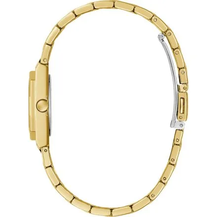 Guess Pixie zegarek damski złoty na bransolecie z kryształkami GW0931L2