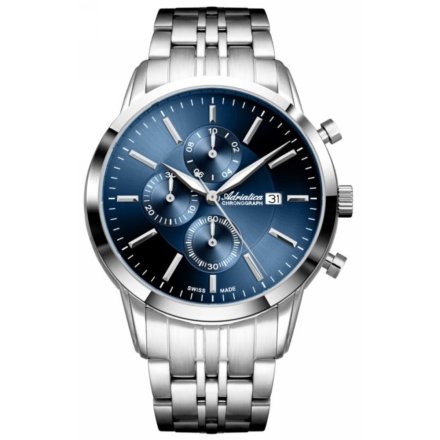 Adriatica Zegarek Męski na bransolecie z chronografem A8306.5115CH