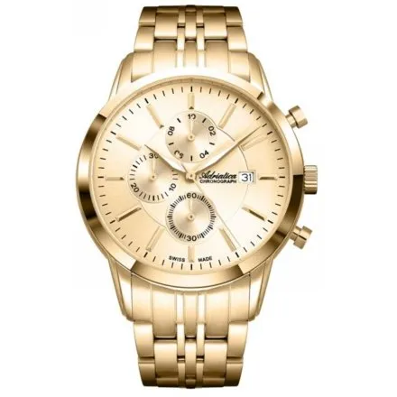 Adriatica Zegarek Męski na bransolecie z chronografem A8306.1111CH