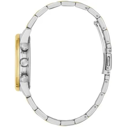 Guess Bailey zegarek damski srebrno-złoty na bransolecie multidata GW0933L3
