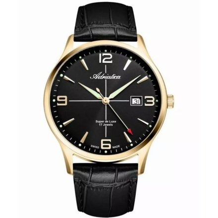 Adriatica Zegarek Męski Super De Luxe na pasku A8331.1254M