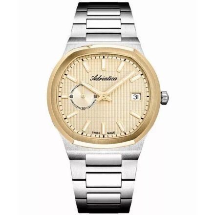 Adriatica Zegarek Męski Automatic na srebrnej bransolecie A8349.2111A