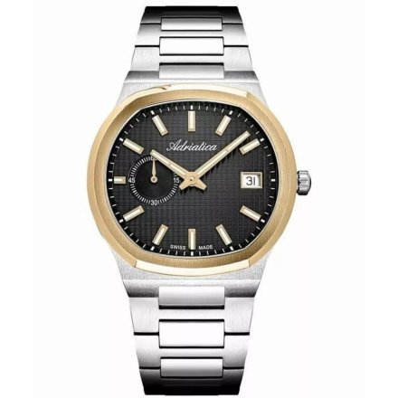 Adriatica Zegarek Męski Automatic na srebrnej bransolecie A8349.2116A