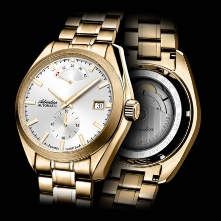 Adriatica Zegarek Męski Automatic na złotej bransolecie A8350.1113A