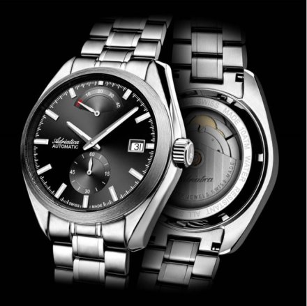 Adriatica Zegarek Męski Automatic na srebrnej bransolecie A8350.5116A