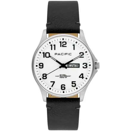 Pacific Polska SMA-1073D-07 klasyczny męski zegarek z orłem i polskim datownikiem